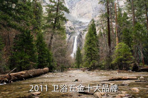 2011 衛(wèi)浴五金十大品牌