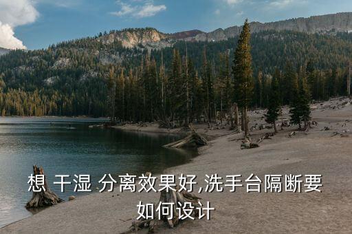 想 干濕 分離效果好,洗手臺隔斷要如何設(shè)計