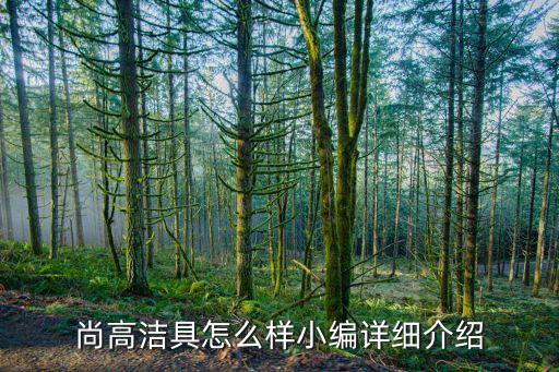 尚高潔具怎么樣小編詳細(xì)介紹