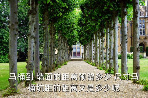 馬桶到 墻面的距離預(yù)留多少 尺寸馬桶坑距的距離又是多少呢