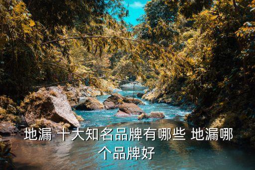 衛(wèi)浴十大品牌地漏排名榜,地漏十大品牌最新排名榜