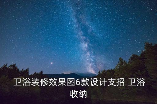  衛(wèi)浴裝修效果圖6款設(shè)計(jì)支招 衛(wèi)浴收納