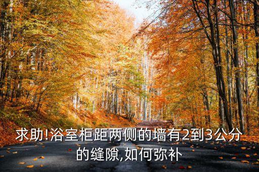 求助!浴室柜距兩側(cè)的墻有2到3公分的縫隙,如何彌補