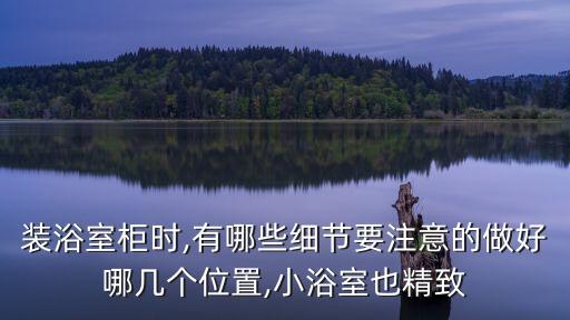 分水器衛(wèi)浴柜安裝圖片視頻,衛(wèi)浴水龍頭分水器怎么安裝