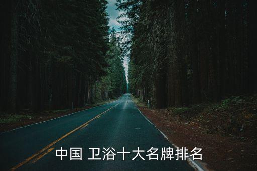 中國 衛(wèi)浴十大名牌排名