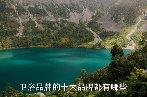 衛(wèi)浴品牌的十大品牌都有哪些