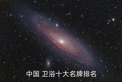 中國 衛(wèi)浴十大名牌排名