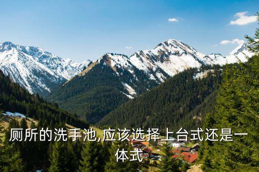 廁所的洗手池,應(yīng)該選擇上臺式還是一體式
