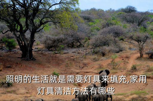 照明的生活就是需要燈具來填充,家用燈具清潔方法有哪些