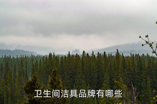 衛(wèi)生間潔具品牌有哪些