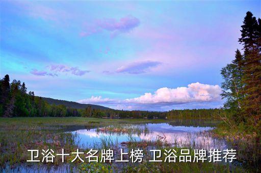  衛(wèi)浴十大名牌上榜 衛(wèi)浴品牌推薦
