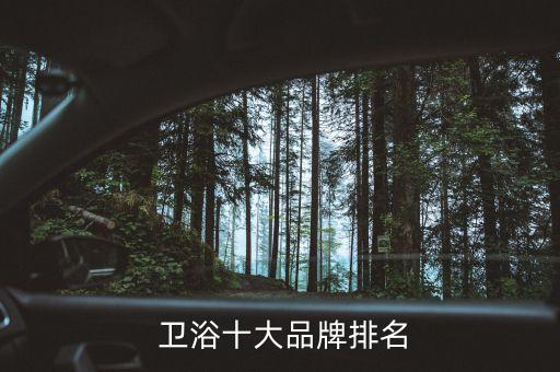  衛(wèi)浴十大品牌排名