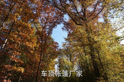車頂帳篷廠家