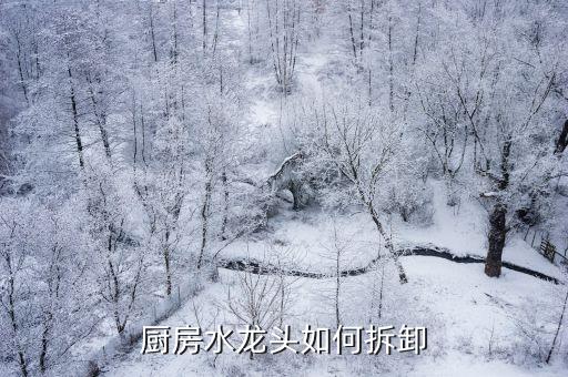廚房水龍頭如何拆卸