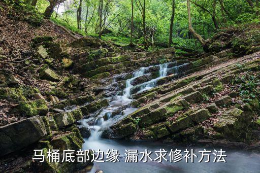 馬桶底部邊緣 漏水求修補方法