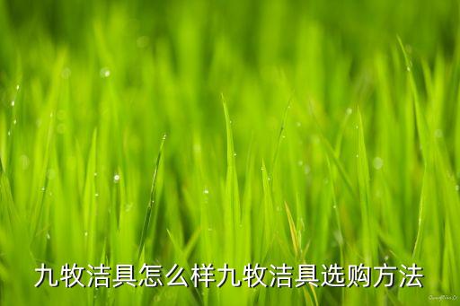 九牧潔具怎么樣九牧潔具選購方法