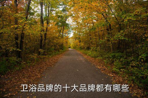  衛(wèi)浴品牌的十大品牌都有哪些