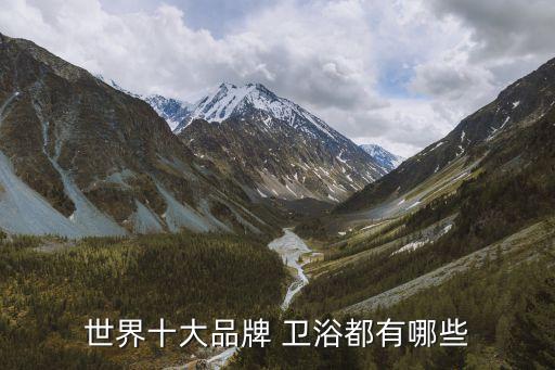 世界十大品牌 衛(wèi)浴都有哪些