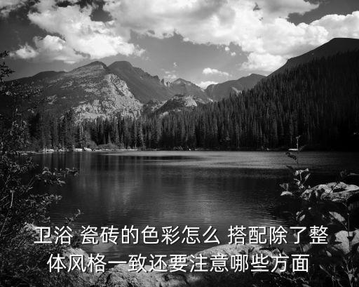  衛(wèi)浴 瓷磚的色彩怎么 搭配除了整體風(fēng)格一致還要注意哪些方面
