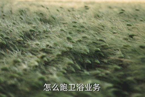 怎么跑衛(wèi)浴業(yè)務(wù)