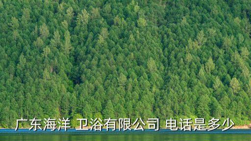 廣東海洋 衛(wèi)浴有限公司 電話是多少