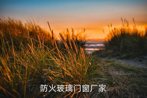 防火玻璃門窗廠家