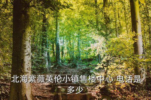  北海紫薇英倫小鎮(zhèn)售樓中心 電話是多少