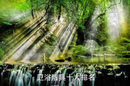  衛(wèi)浴潔具十大排名