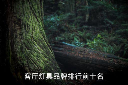 客廳燈具品牌排行前十名