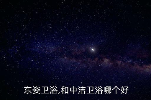  東姿衛(wèi)浴,和中潔衛(wèi)浴哪個(gè)好