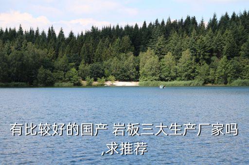 有比較好的國(guó)產(chǎn) 巖板三大生產(chǎn)廠家嗎,求推薦
