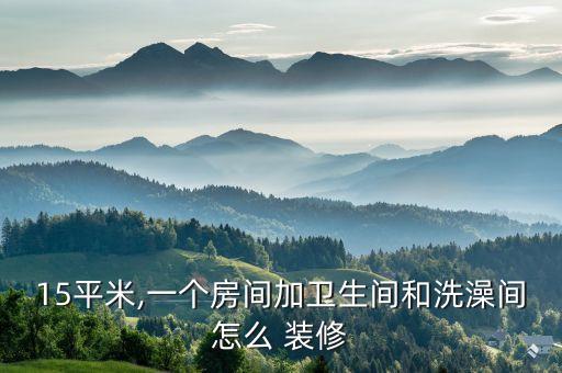 15平米,一個房間加衛(wèi)生間和洗澡間怎么 裝修