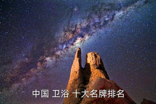 中國 衛(wèi)浴 十大名牌排名