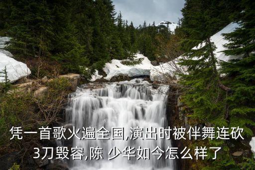 憑一首歌火遍全國(guó),演出時(shí)被伴舞連砍3刀毀容,陳 少華如今怎么樣了