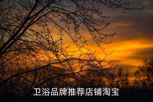 帝陶衛(wèi)浴品牌推薦店鋪淘寶