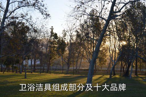 衛(wèi)浴潔具組成部分及十大品牌