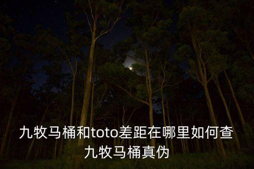 九牧馬桶和toto差距在哪里如何查九牧馬桶真?zhèn)? class=