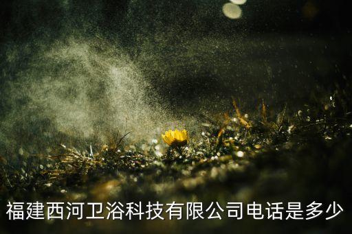 福建西河衛(wèi)浴科技有限公司電話是多少
