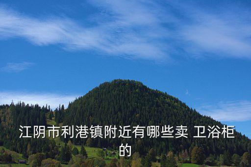  江陰市利港鎮(zhèn)附近有哪些賣 衛(wèi)浴柜的