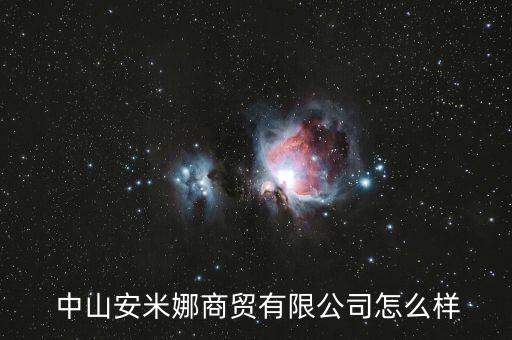  中山安米娜商貿(mào)有限公司怎么樣