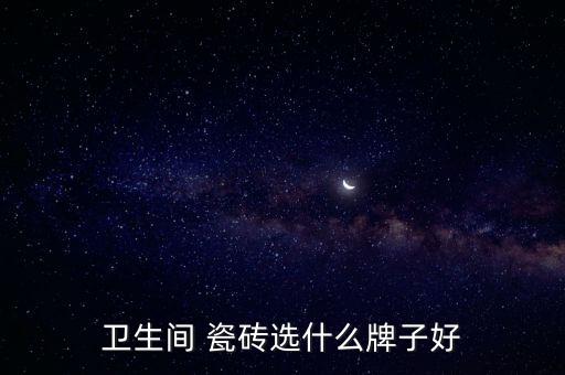 衛(wèi)生間 瓷磚選什么牌子好