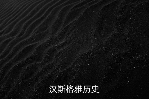 漢斯格雅歷史