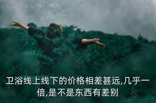衛(wèi)浴線上線下的價(jià)格相差甚遠(yuǎn),幾乎一倍,是不是東西有差別