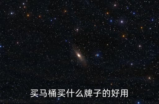 買馬桶買什么牌子的好用