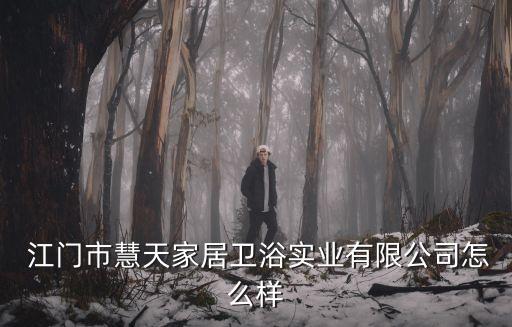  江門市慧天家居衛(wèi)浴實業(yè)有限公司怎么樣