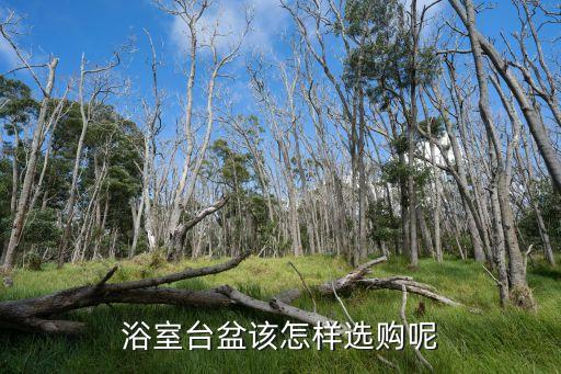 浴室臺盆該怎樣選購呢