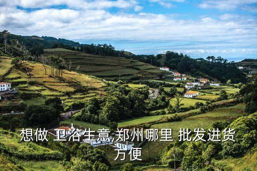 想做 衛(wèi)浴生意,鄭州哪里 批發(fā)進貨方便