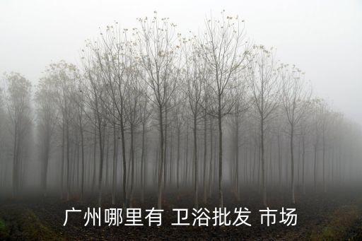 廣州哪里有 衛(wèi)浴批發(fā) 市場