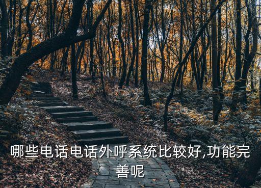 哪些電話電話外呼系統(tǒng)比較好,功能完善呢