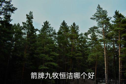 箭牌九牧恒潔哪個(gè)好